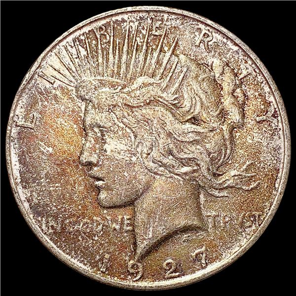 1927-D Silver Peace Dollar CHOICE AU