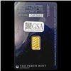 Image 2 : Perth Mint 1g Gold Bar UNCIRCULATED