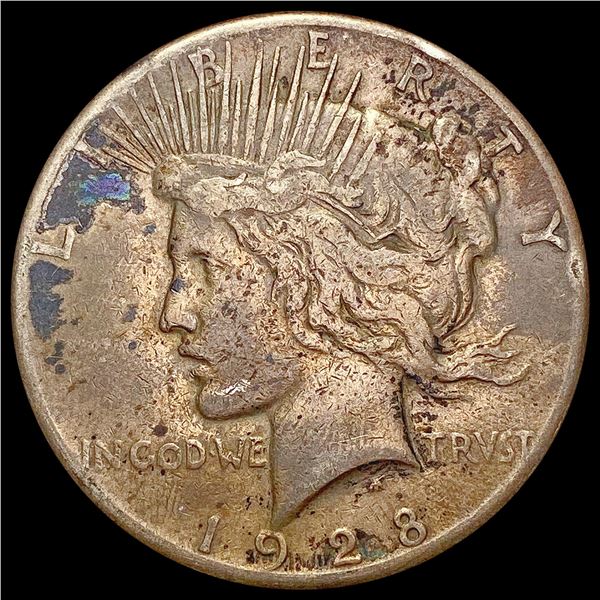 1928 Silver Peace Dollar NICELY CIRCULATED