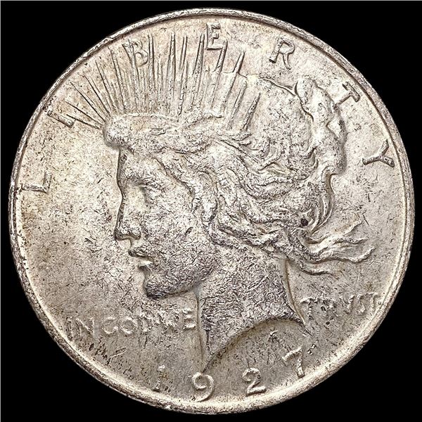 1927-D Silver Peace Dollar CHOICE AU