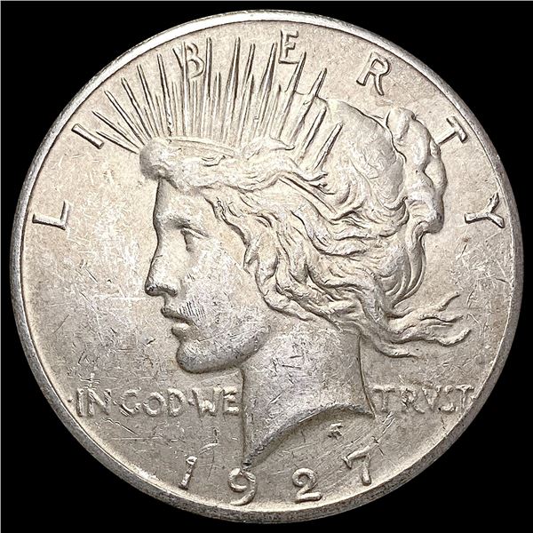 1927 Silver Peace Dollar CHOICE AU