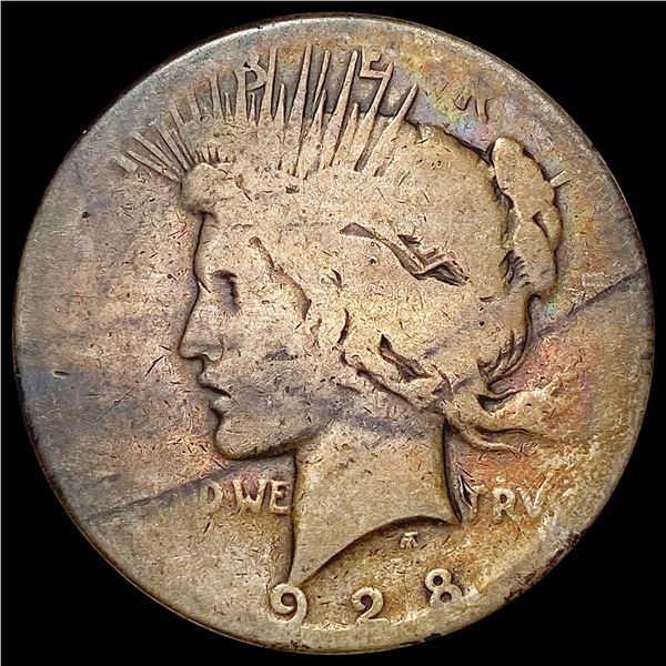 1928 Silver Peace Dollar NICELY CIRCULATED