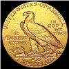 Image 2 : 1910 $5 Gold Half Eagle CLOSELY UNCIRCULATED