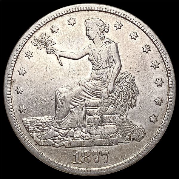 1877-S Silver Trade Dollar LIGHTLY CIRCULATED