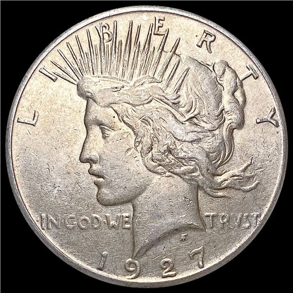 1927 Silver Peace Dollar CHOICE AU