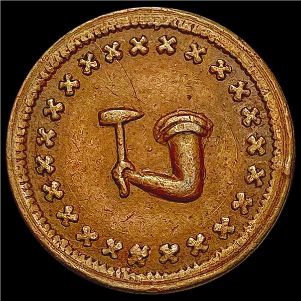 Grocer Token CLOSELY UNCIRCULATED