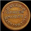 Image 2 : Grocer Token CLOSELY UNCIRCULATED