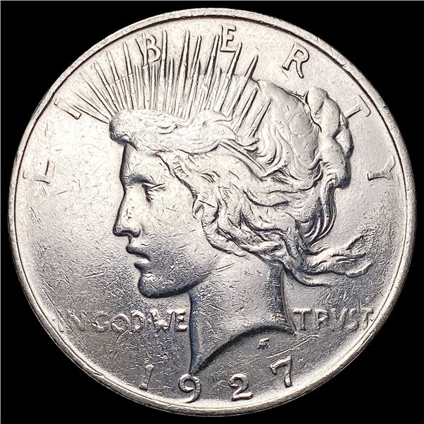 1927-D Silver Peace Dollar CHOICE AU