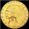 Image 1 : 1926 $2.50 Gold Quarter Eagle CLOSELY UNCIRCULATED