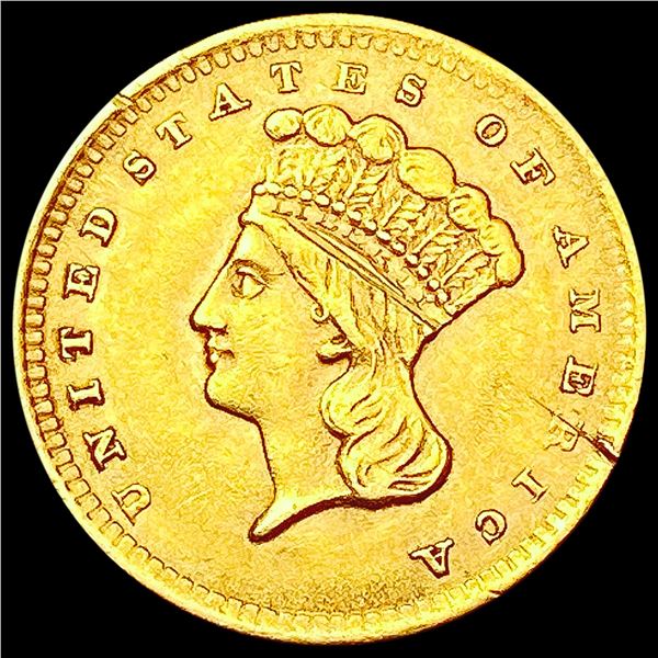 1856 Rare Gold Dollar UNCIRCULATED