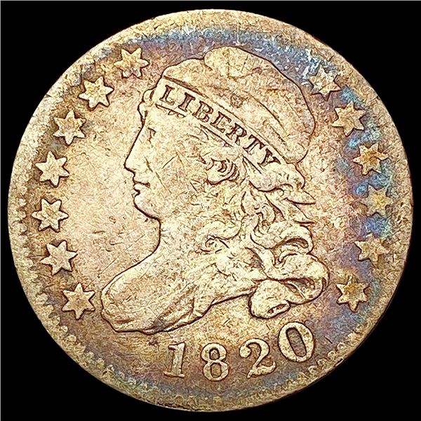 1820 Capped Bust Dime NICELY CIRCULATED