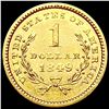 Image 2 : 1849 Rare Gold Dollar CLOSELY UNCIRCULATED