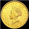 Image 1 : 1854 Rare Gold Dollar CLOSELY UNCIRCULATED