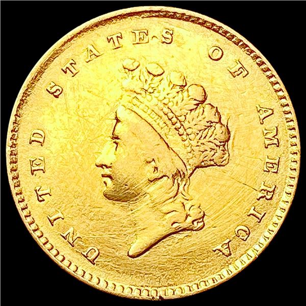 1854 Rare Gold Dollar HIGH GRADE