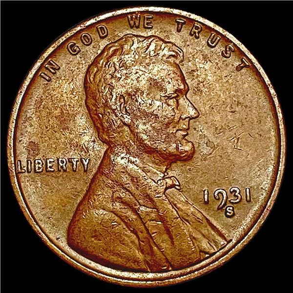 1931-S Wheat Cent CLOSELY UNCIRCULATED