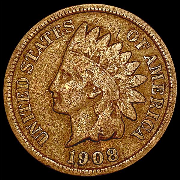 1908-S Indian Head Cent LIGHTLY CIRCULATED