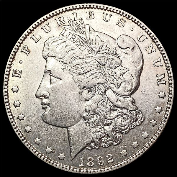 1892 Morgan Silver Dollar CHOICE AU