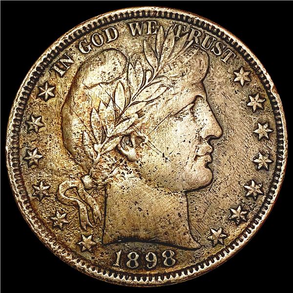 1898 Barber Half Dollar NEARLY UNCIRCULATED