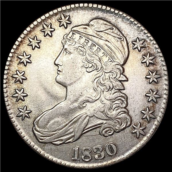 1830 Capped Bust Half Dollar CLOSELY UNCIRCULATED