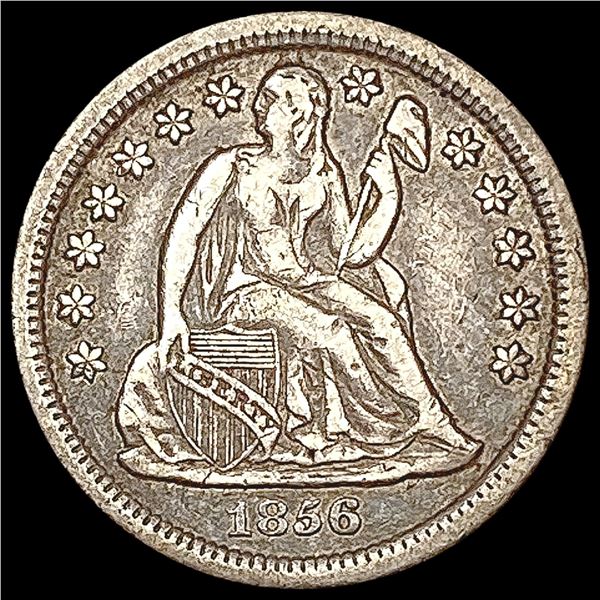1856-O Seated Liberty Dime NEARLY UNCIRCULATED