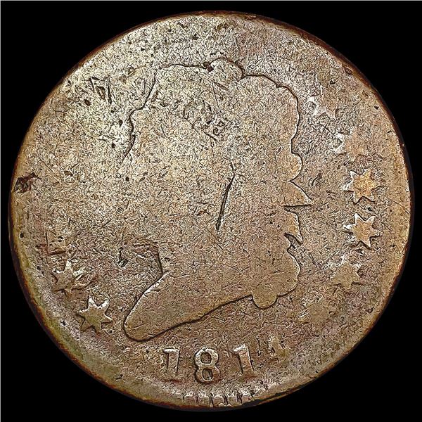 1814 Classic Head Large Cent NICELY CIRCULATED