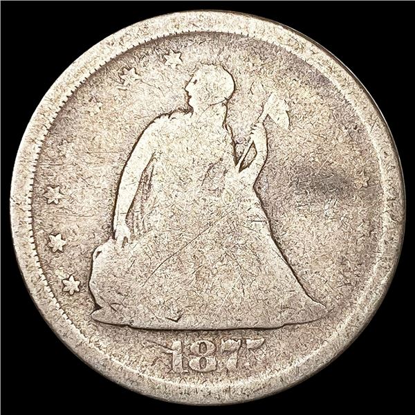 1875-S Twenty Cent Piece NICELY CIRCULATED