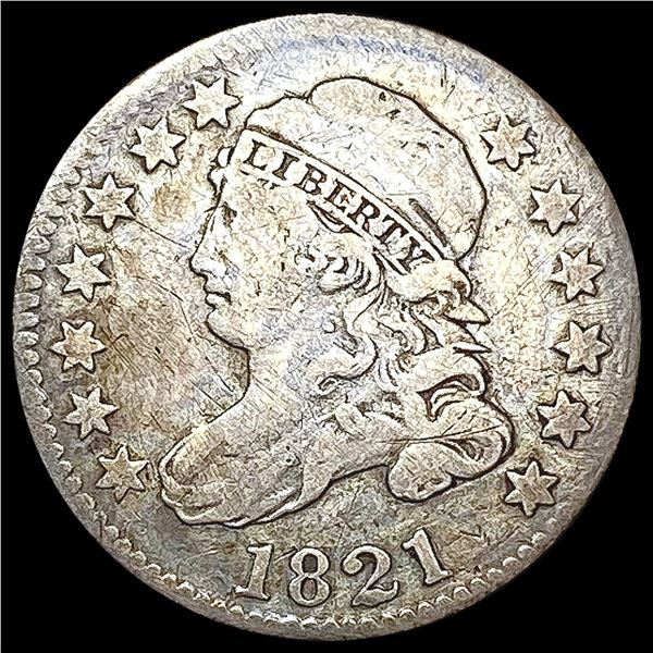 1821 Capped Bust Dime LIGHTLY CIRCULATED