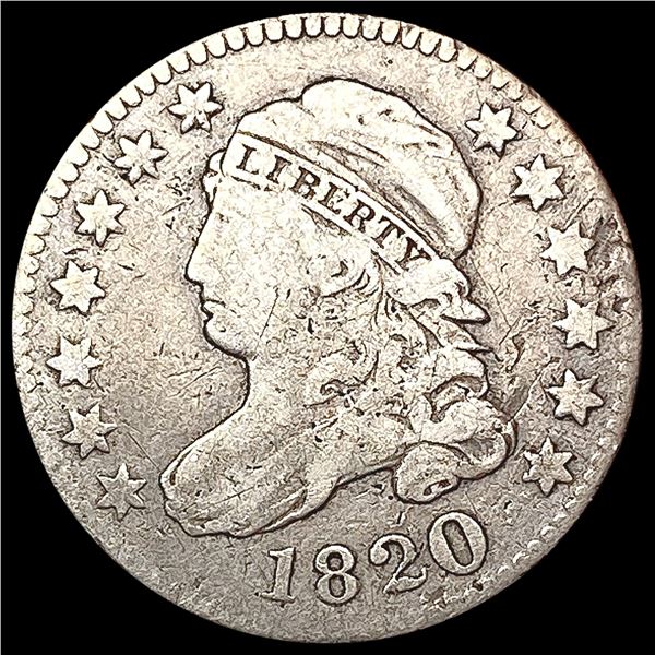 1820 Capped Bust Dime NICELY CIRCULATED