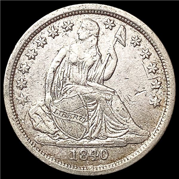 1840 Seated Liberty Dime CLOSELY UNCIRCULATED