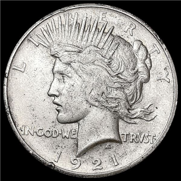 1921 Silver Peace Dollar CLOSELY UNCIRCULATED