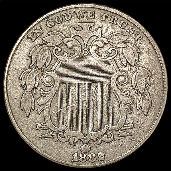 1882 Shield Nickel CLOSELY UNCIRCULATED