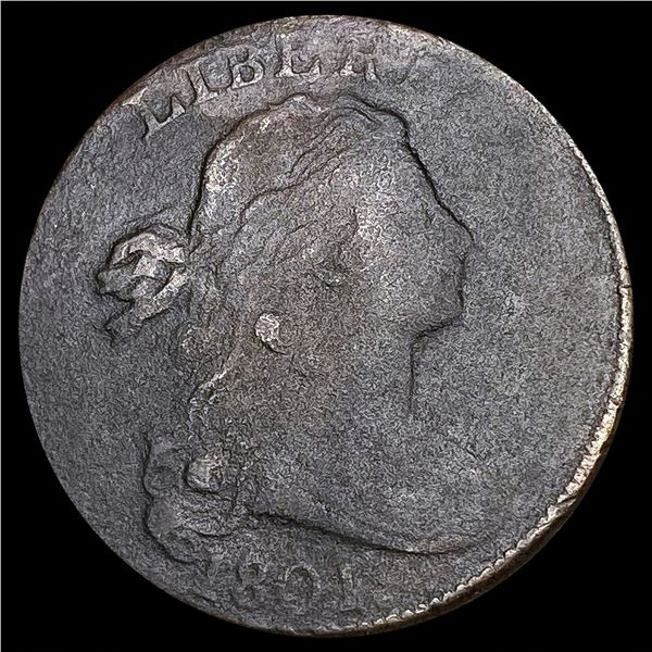 1801 Draped Bust Large Cent NICELY CIRCULATED