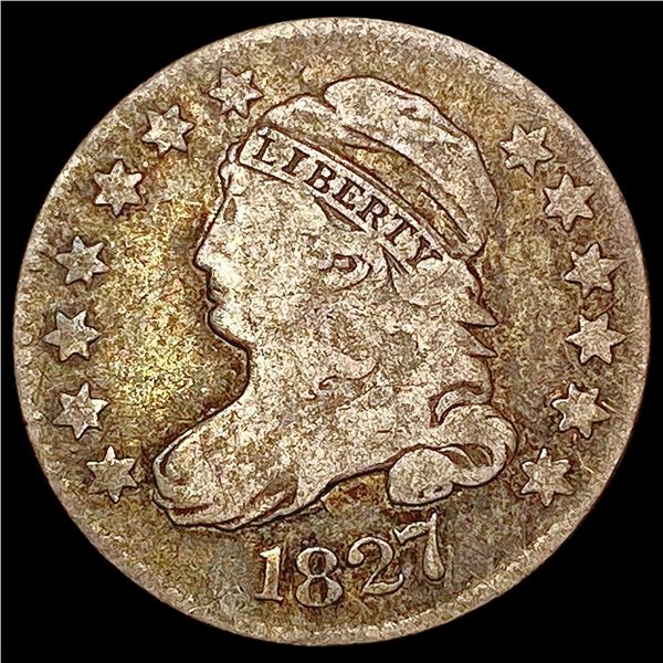 1827 Capped Bust Dime NICELY CIRCULATED