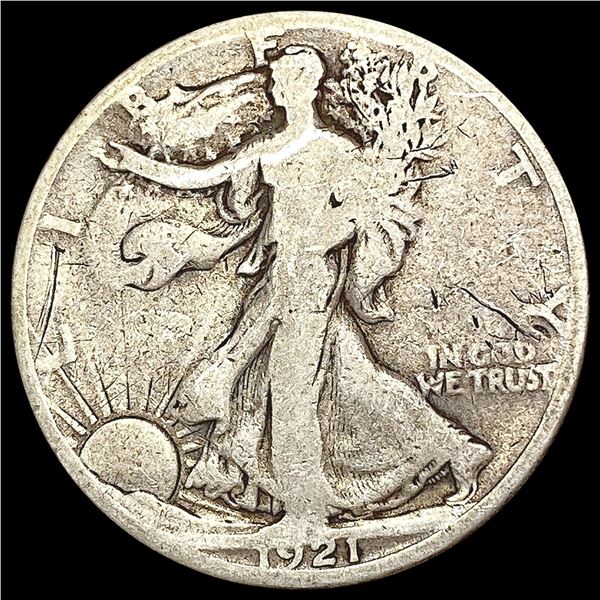 1921-S Walking Liberty Half Dollar NICELY CIRCULATED