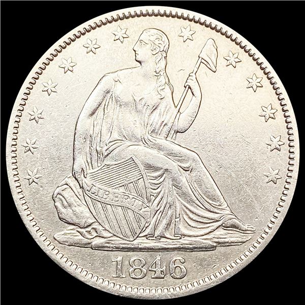 1846-O Seated Liberty Half Dollar CHOICE AU
