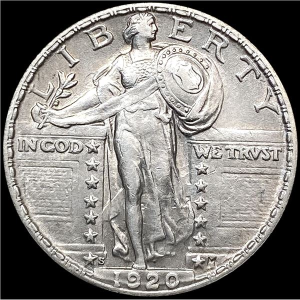 1920-S Standing Liberty Quarter CLOSELY UNCIRCULATED