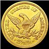 Image 2 : 1854 $2.50 Gold Quarter Eagle CLOSELY UNCIRCULATED