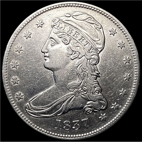 1837 Capped Bust Half Dollar CLOSELY UNCIRCULATED