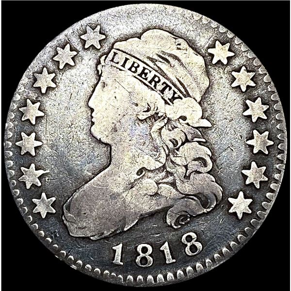 1818 Capped Bust Quarter NICELY CIRCULATED