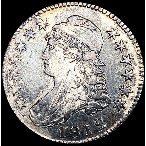 1812 Capped Bust Half Dollar ABOUT UNCIRCULATED