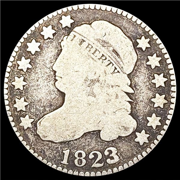1823 Capped Bust Dime NICELY CIRCULATED