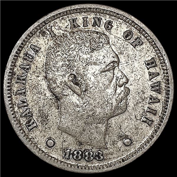 1883 Kingdom of Hawaii Dime LIGHTLY CIRCULATED