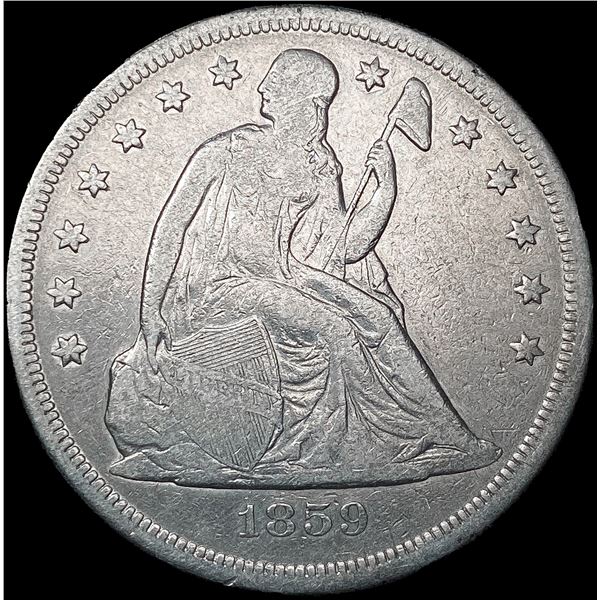 1859-O Seated Liberty Half Dollar NICELY CIRCULATED