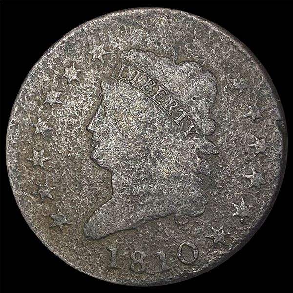 1810 Classic Head Large Cent NICELY CIRCULATED