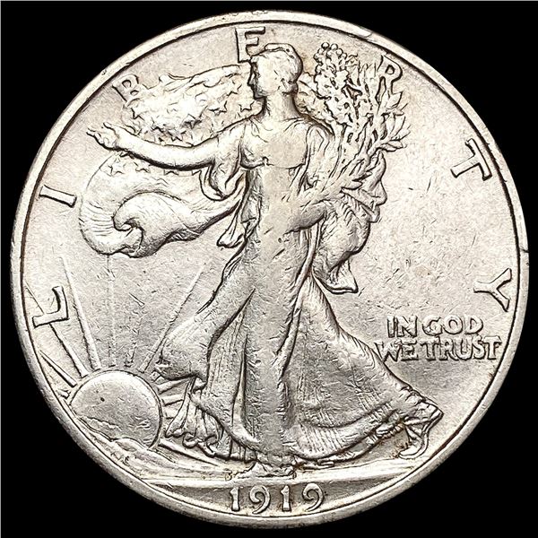 1919-S Walking Liberty Half Dollar CLOSELY UNCIRCULATED