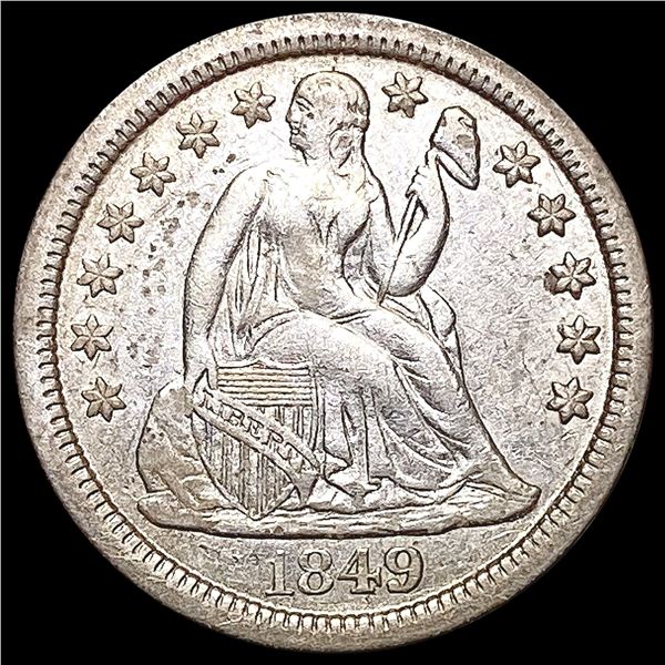 1849 Seated Liberty Dime UNCIRCULATED