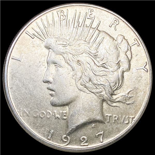 1927-S Silver Peace Dollar NEARLY UNCIRCULATED