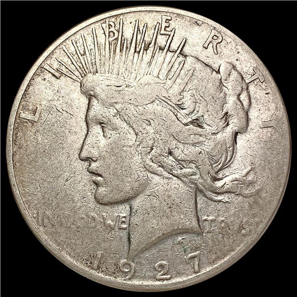 1927-S Silver Peace Dollar LIGHTLY CIRCULATED