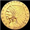 Image 1 : 1908 $2.50 Gold Quarter Eagle CLOSELY UNCIRCULATED