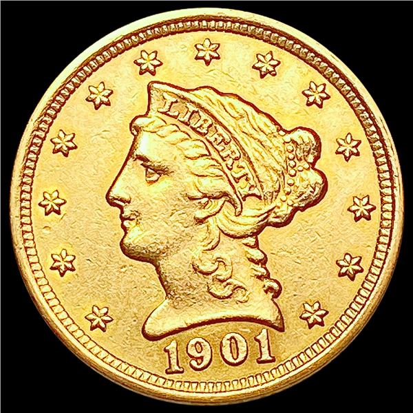 1901 $2.50 Gold Quarter Eagle UNCIRCULATED